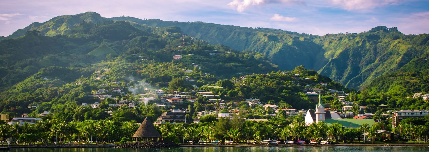 Vue de Papeete